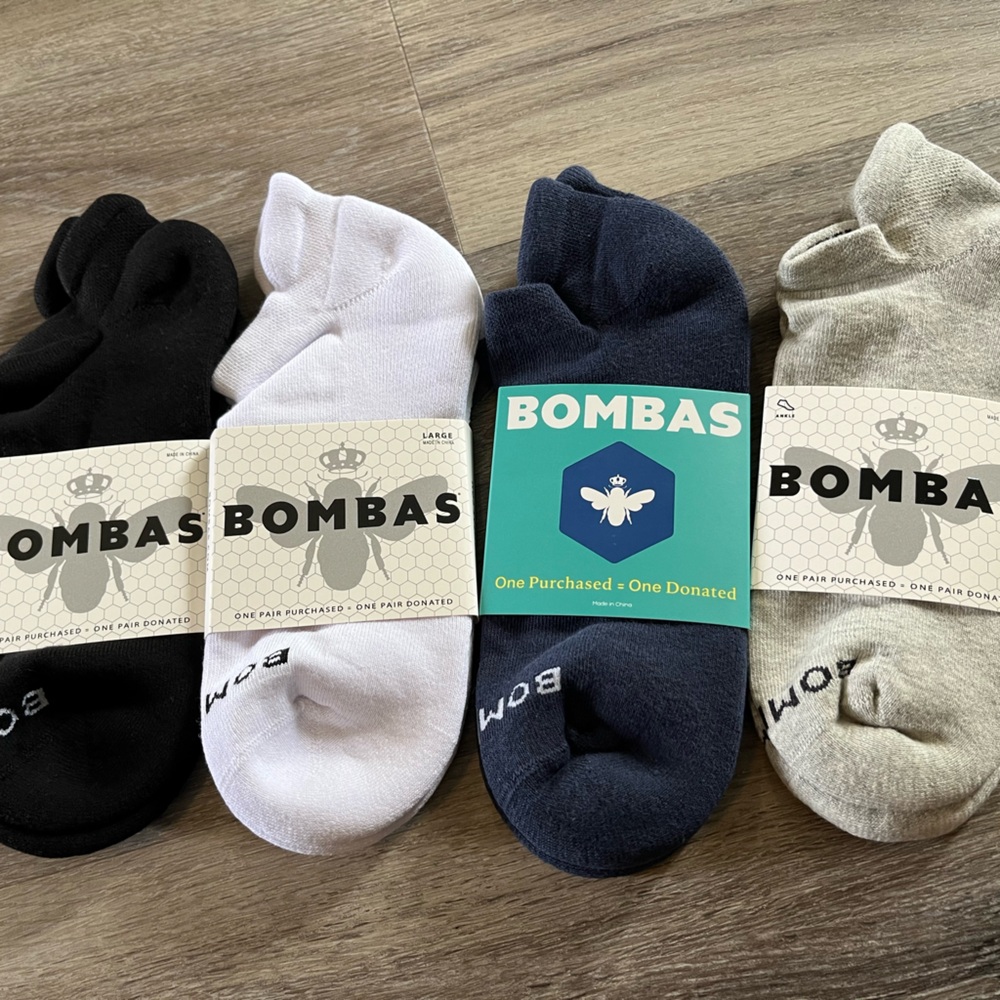 Bombas Ankle Socks Size L